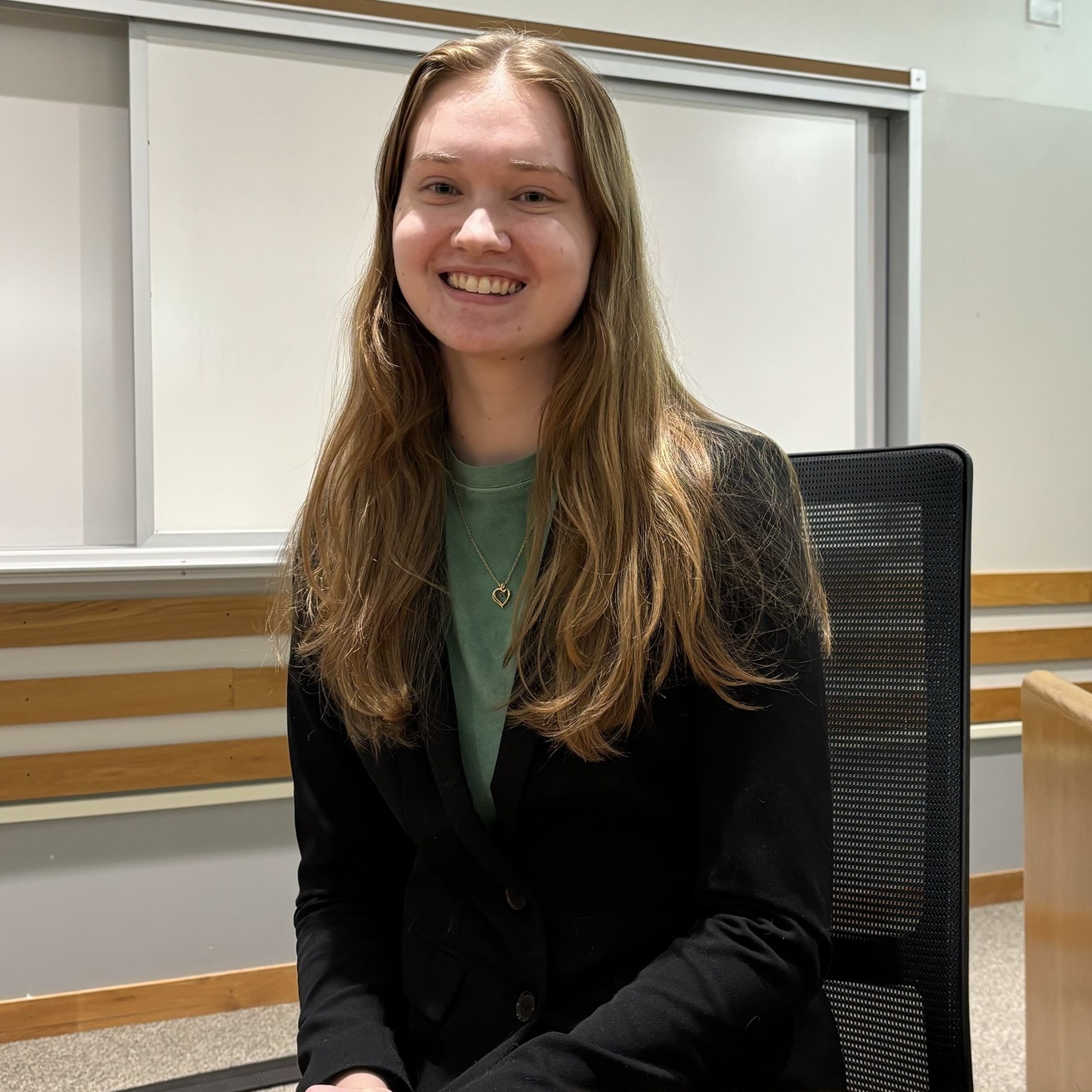 Woman sitting at desk